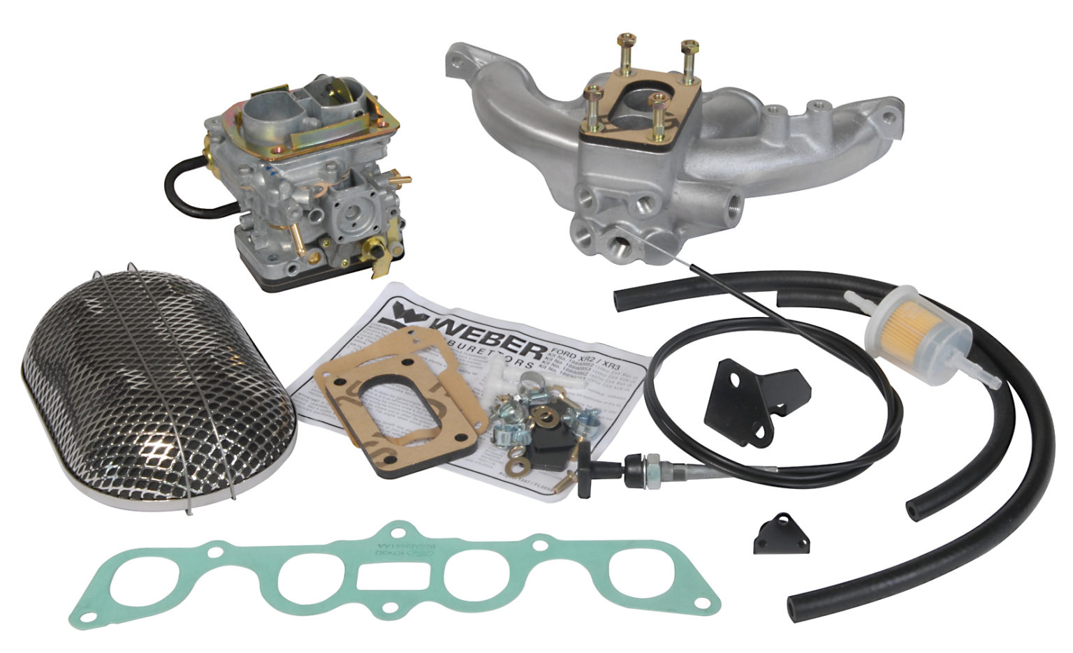 Webcon Weber Twin Choke Conversion For Ford CVH 1 6 Engine 